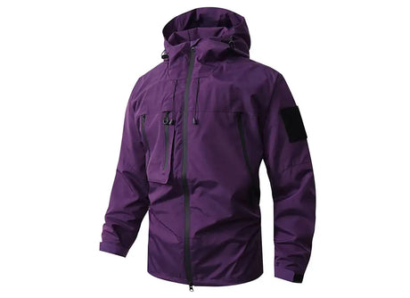 Autumn Men's Mountain Ski Jackets Outdoor Windbreaker Hiking Hooded Coats for Men Climbing Waterproof Jackets Raincoat Clothing - Lootquake