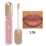 Rouge à lèvres liquide pailleté nacré, hydratant, longue tenue, antiadhésif, sexy, scintillant, brillant, rouge, maquillage pour femmes, cosmétiques
