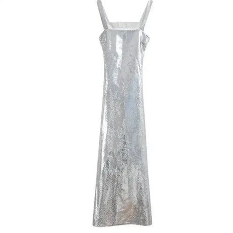 Women's Dresses Fashion Summer Suspender Backless Glitter Long Dress for Women - Lootquake