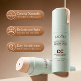 SADOER Conceler Krem BBCC Cream Moisturzing Mushroom Cushion Base de maquillaje líquida Natural a prueba de agua Base de maquillaje Twarzy