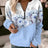 Women's Hoodies Women Fashion Floral Hoodies Flower Painting Sweatshirt Zip Up Hoodie Oversized Sudaderas Harajuku Coats Elegant - Lootquake