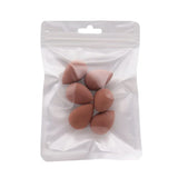 Lot de 6 mini éponges de maquillage pour poudre, houppette cosmétique, sèche et humide, anti-cernes, fond de teint liquide, accessoires de maquillage pour femmes