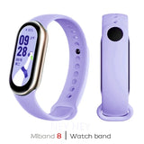 Correas deportivas para Xiaomi Mi Band 8-9 NFC, repuesto de pulsera de silicona Mi Band 9/8, resistente al agua, accesorios para Mi Band 9
