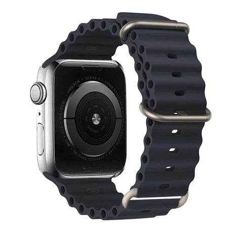 Silicone Strap For watch band 44mm 40mm 49mm 45mm 41mm 38mm accessorie correa bracelet iWatch Ultra 2 series 7 6 5 se 8 9 - Lootquake