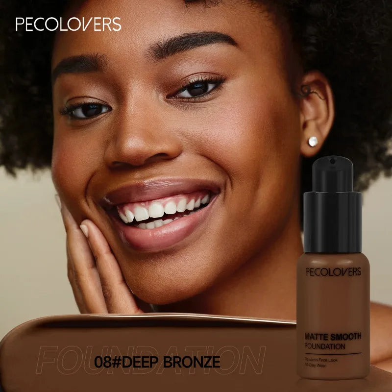 Facial Liquid Foundation 30ml High Coverage Waterproof and Sweatproof Concealer Makeup Foundation Liquid Foundation Makeup