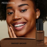 Facial Liquid Foundation 30ml High Coverage Waterproof and Sweatproof Concealer Makeup Foundation Liquid Foundation Makeup