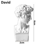 Miniature Desktop Ornament Home Decor Gypsum Portraits Greek Mythology Figurine Famous Sculpture Plaster Bust Statue