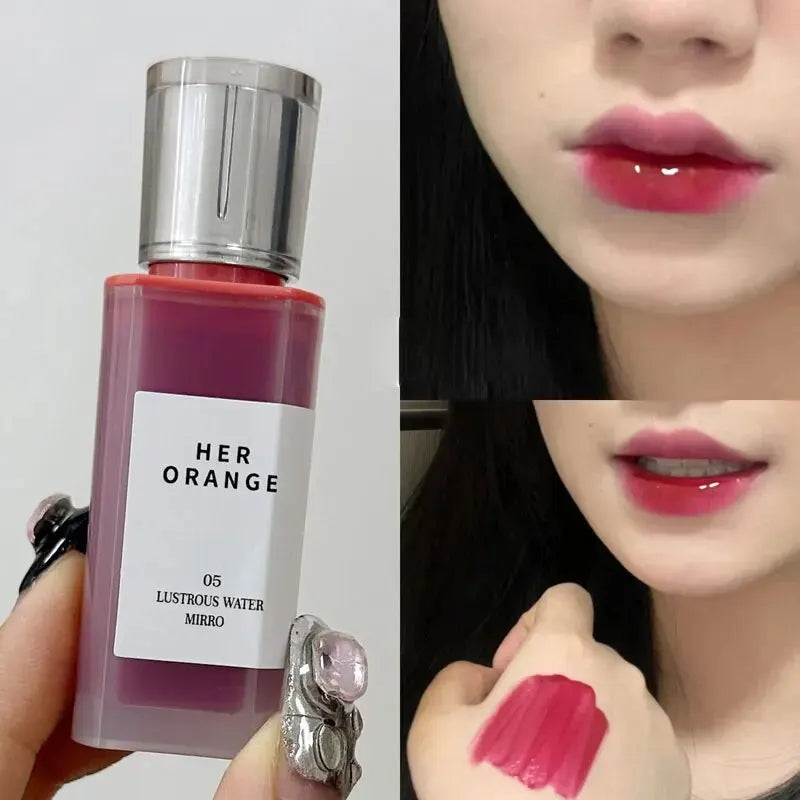 HERORANGEYingrun YueguangLip Gloss Non-stick Cup Lipstick Long-lasting Waterproof Lipstick Matte Lip Glaze Affordable Lipstick