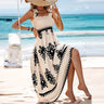 Vestido de verano para mujer, informal, sin mangas, corte A, largo, bohemio, informal, sin mangas, 2024