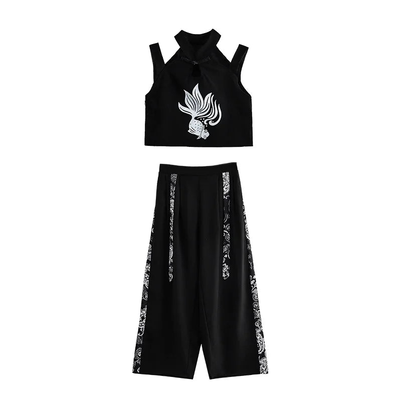 4-15 years old Girls jazz dance costumes Girls Jazz Hip Hop Dance Costume Girls Skirt Set - Lootquake
