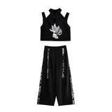 4-15 years old Girls jazz dance costumes Girls Jazz Hip Hop Dance Costume Girls Skirt Set - Lootquake
