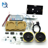 Kit de haut-parleurs Bluetooth DIY, électronique, projet de soudure DIY, pratique de l'assemblage de soudure, composant de kit électronique DIY, haut-parleurs 2*3W
