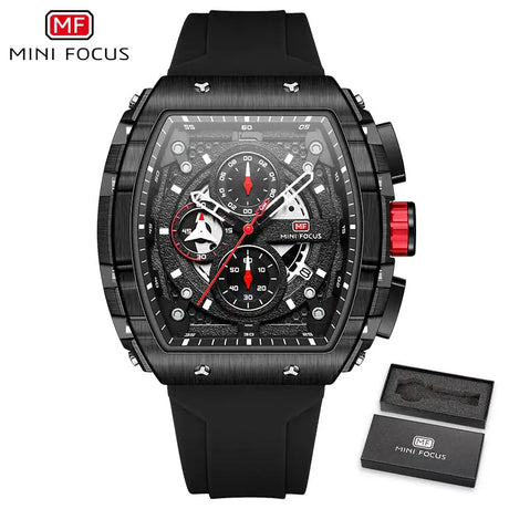 Sports Mens Watches Top Brand Luxury Waterproof Quartz Watch for Men Silicone Strap Fashion Wristwatches Relogio Masculino 0399G - Lootquake