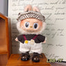 POP Labubu baby clothes 17cm plush vinyl labubu sit-down party first-generation and second-generation suit, clothes only