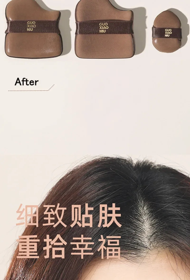 GUOXIAONIU 6PCS Makeup Blender Puffs Loose Powder Foundation BB Cream Cosmetics Applicator Sponge Dry Wet Use Tool