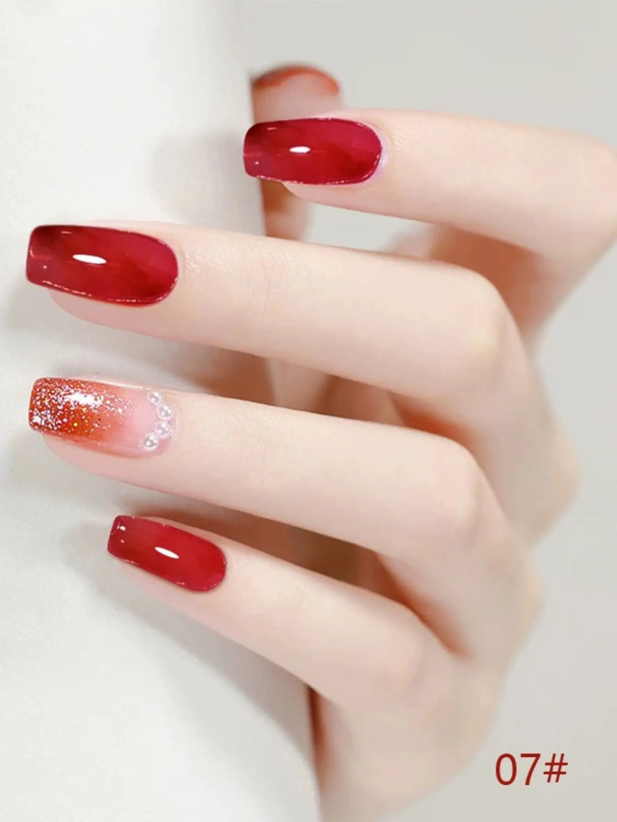 1-12PCS 12ML Ice Clear Amber Gel Nail Polish 2025 Autumn and Winter Popular White Transparent Caramel Color Nail Gel Nail Art