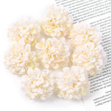 10Pcs Artificial Flowers Silk Hydrangea Fake Flower Head For Wedding Decoration Party Home Decor DIY Wreath Gift Craft Accessory