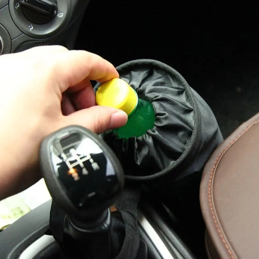 Trash Holder Car Waste Bins Car Seat Back Litter Bag Garbage Storage Rubbish Container Black Car Dustbin Garbage Bag