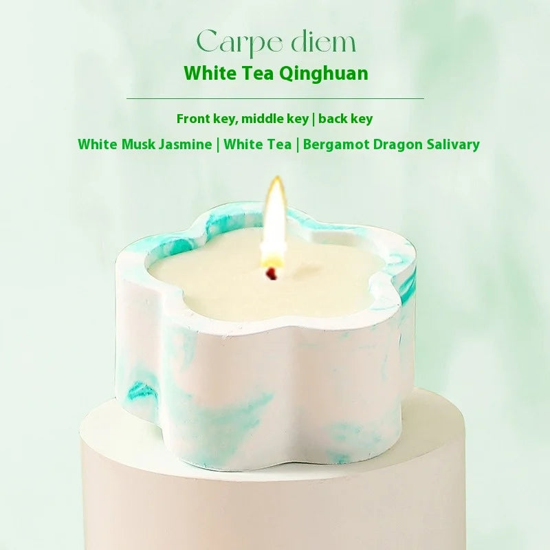 Vela de aromaterapia para habitación de niña, lámpara de aromaterapia con aroma a sensación de ambiente, vela de cumpleaños con regalo de mano, fragancia para el hogar