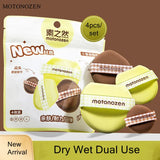 MOTONEOZEN 4pcs Makeup Blending Puffs Powder Foundation Concealer Details Cosmetic Beauty Sponge Applicator Tool Wholesale