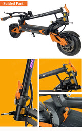 EU Stock Newest Blade GT II 60V 26Ah Blade GT+ II 60V 35Ah Dual Motor 1600W*2 Newest Blade GT/GT+ II Electric Scooter