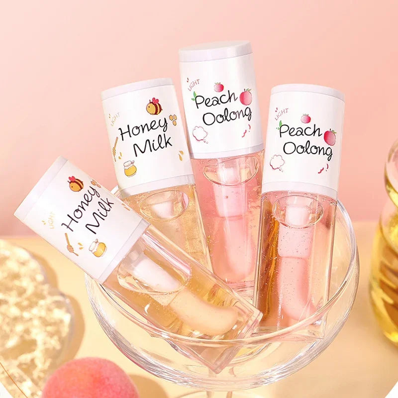 Moisturizing Balm Lip Gloss Labial Lips Moisturizer Jelly Lipstick Bright Oil Big Lip Brush Make Up Korean Beauty Cosmetics
