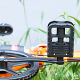 Bicycle Platform Pedals Non-slip Bicycle Pedal Footboard with Reflector Riding Accessories for Folding Bike Electric Vehicle