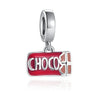 925 Sterling Silver Coffee Red Wine Coffee Glass Maker champagne Charm bead Fit Original Pendant Bracelet DIY Jewelry For Women - Lootquake