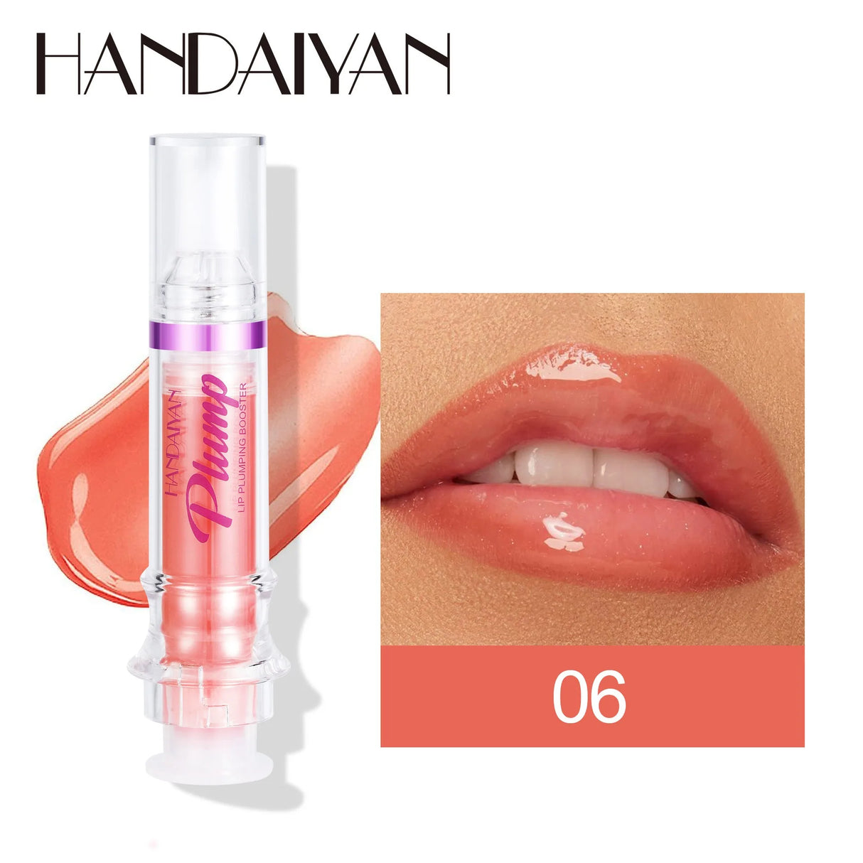 Sexy Plumper Glitter Red Nude Lipstick Liquid Waterproof Moisturize Oil Lipgloss Makeup Lip Plumping Booster Gloss Lipstick
