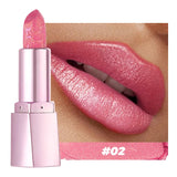 Glitter Shimmer Lipstick,Pearlescent Glow,High-Shine Moisturizing Lipstick Long-Lasting & Non-Sticky Lip Glaze Pearl Sexy Makeup