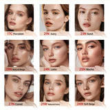 Base de maquillaje en cojín con protector solar Lakerain, resistente al agua, de larga duración, iluminadora, en crema, para mujer, maquillaje facial, cosmética coreana.