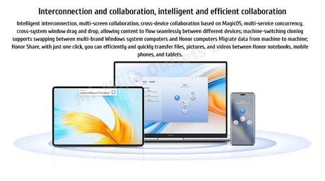 HONOR MagicBook X16 Plus 2024 Laptop AMD Ryzen R7 8845HS 16GB 32GB 512GB 1TB 16" Inch 60Hz/120Hz Notebook Ultrabook Computer PC - Lootquake