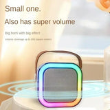 Haut-parleur de karaoké sans fil Bluetooth chantant microphone haut-parleur microphone maison famille ktv téléphone portable intégré portable