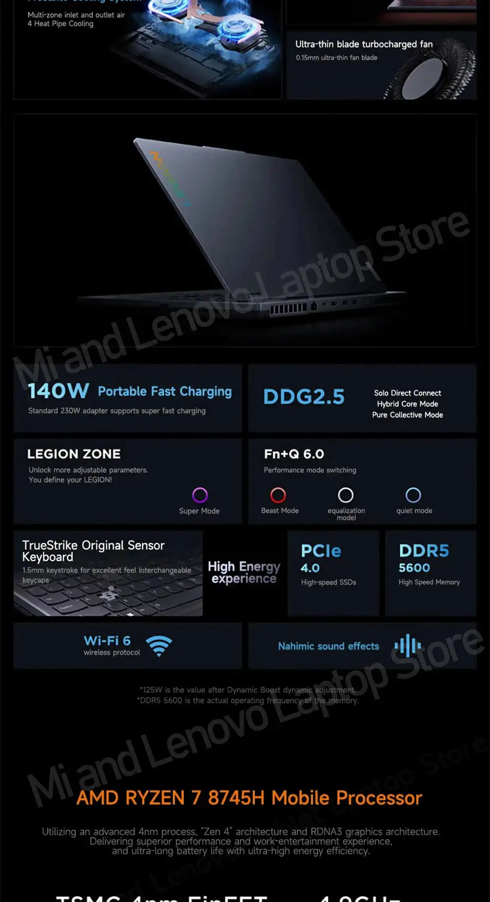 Lenovo Legion R7000 2024 R7 8745H RTX 4060 144Hz 16inch  Game - Lootquake