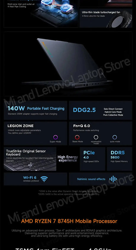 Lenovo Legion R7000 2024 R7 8745H RTX 4060 144Hz 16inch  Game - Lootquake