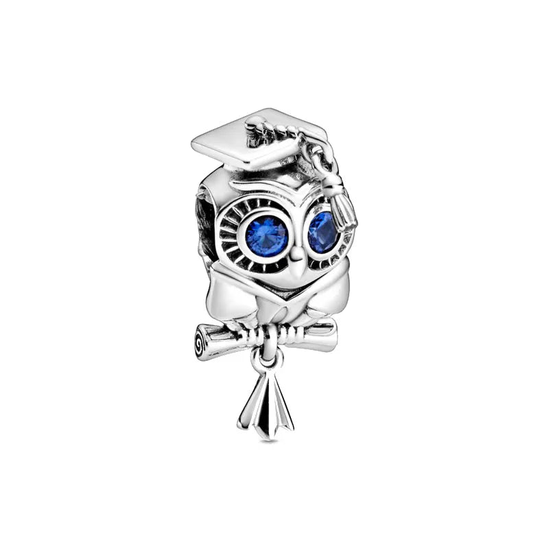 Nuevo dije de rana perezosa de plata 925 con forma de animal, pato, cerdo, oso, compatible con pulsera original, decoración, colgante para mujer, regalo de joyería