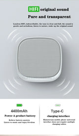 Altavoz Bluetooth inalámbrico de pared con sonido envolvente 3D, radio FM multifuncional, subwoofer portátil para exteriores, batería de larga duración