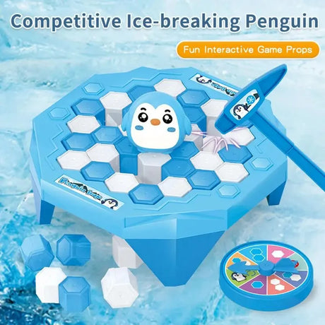 Children's Toys Parent-Child Family Party Save the Penguin Ice Cube Breaker Trap Children Adult Board Game Stress Relief Toy - Lootquake