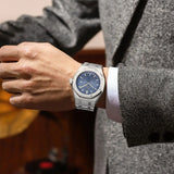 POEDAGAR Classic Men's Watches Fine Steel Original Quartz Watch for Man Luminous Date Waterproof Wristwatch Trend Fashion New - Lootquake