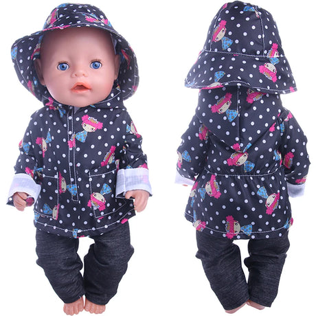 Doll Baby Clothes Kittys Kitten Cat Cartoon Dress Shoes Fit 18 Inch American&43cm Reborn New Born Baby Doll OG Girl`s Toy Doll - Lootquake
