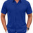 COOFANDY Mens Dress Shirts Short Sleeve Button Up Shirts Untucked Shirts for Men Wrinkle Free - Lootquake