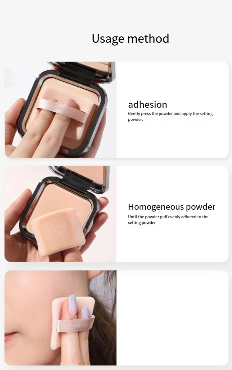Double Sided Flocking Make Up Powder Puff Rectangle Foundation Make Up Soft Ultra-thin Powder Puff Mini Face Sponge Beauty Tool