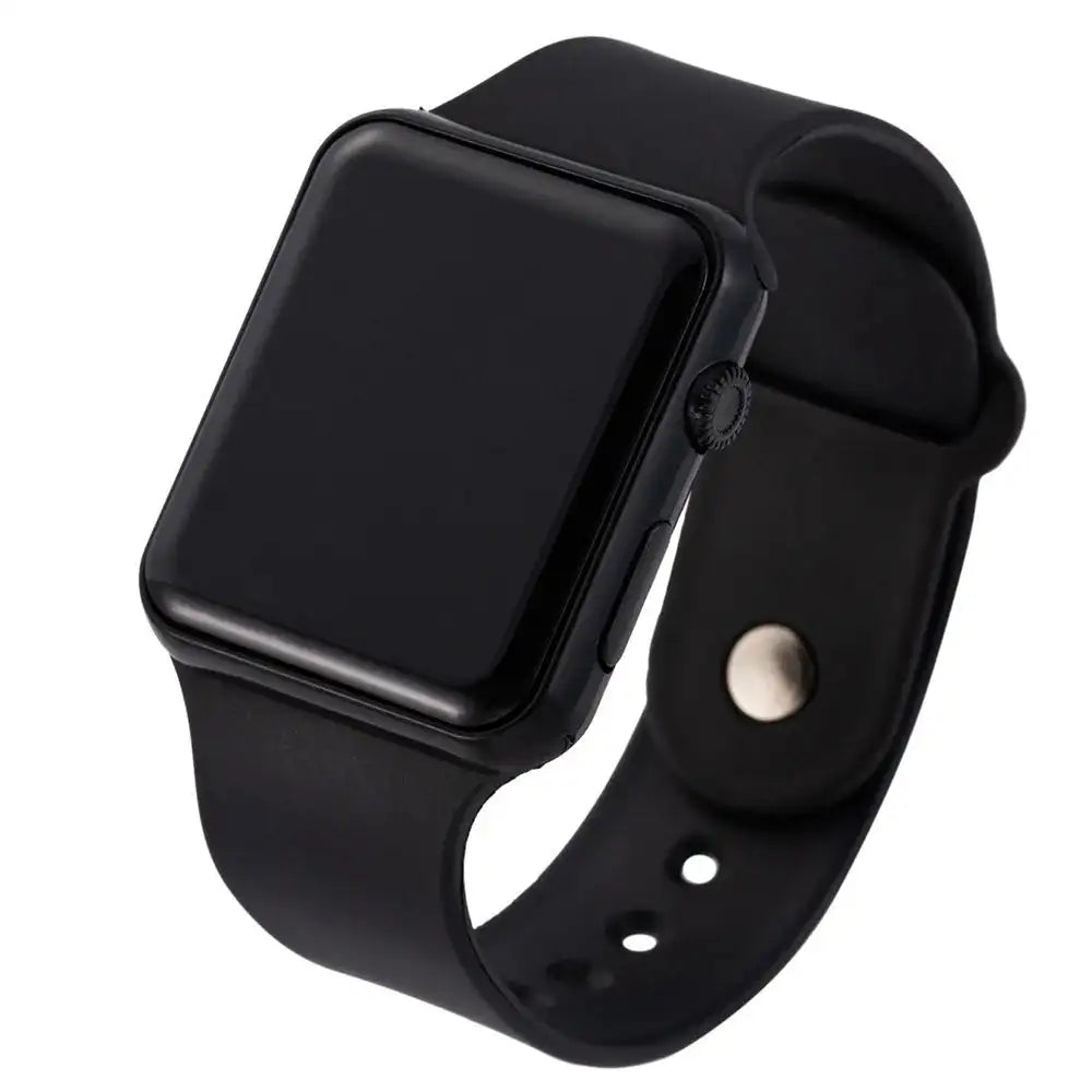 2024 Fashion Sport Digital Watch Women Men Square LED Watches Silicone Belt Electronic Women Digital Watches Clock Montre Femme - Lootquake