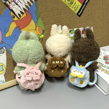 Animal Style 17Cm Labubu Backpack Hand-made Clothes Matching Doll Backpack Multiple Styles Replacement Doll Clothing Accessories - Lootquake