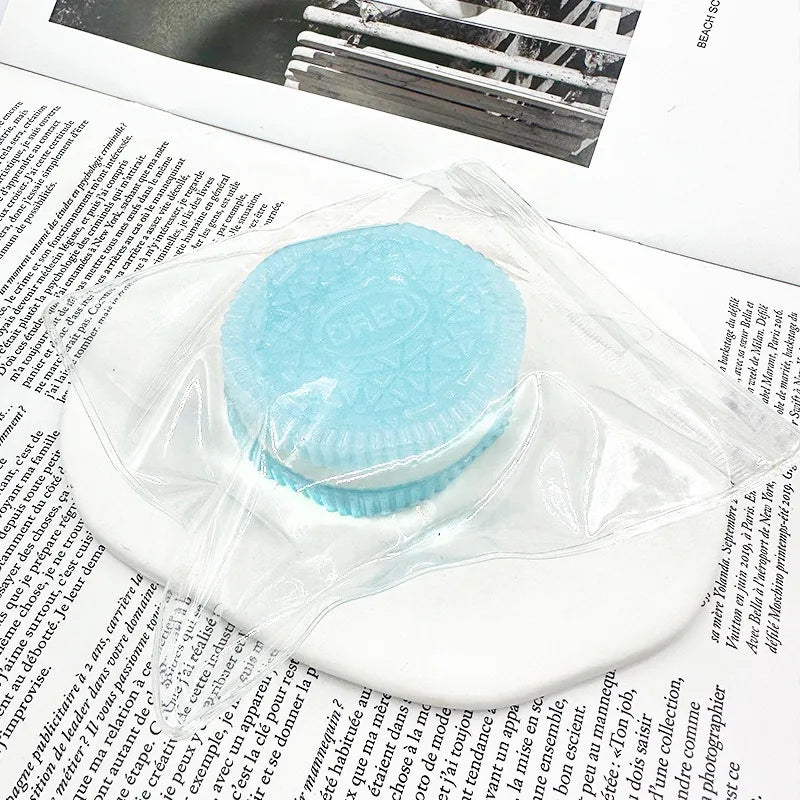 Biscuit Squishy Sculpture Soft Cookie Statue Kawaii Decorative Figurine Slow Rebound Stress Relief Supply Weird Stuff Home Decor