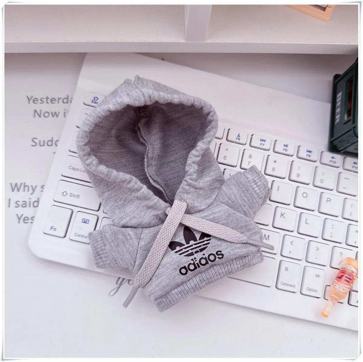 Vêtements de poupée Labubu, ensemble sweat à capuche et pantalon tendance, accessoires pour poupées Labubu Idol V1 V2, peluche universelle de 15/17 cm