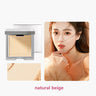 Waterproof powder with mirror, durable makeup, full face coverage, compact powder, cosmetics base, 3 colors