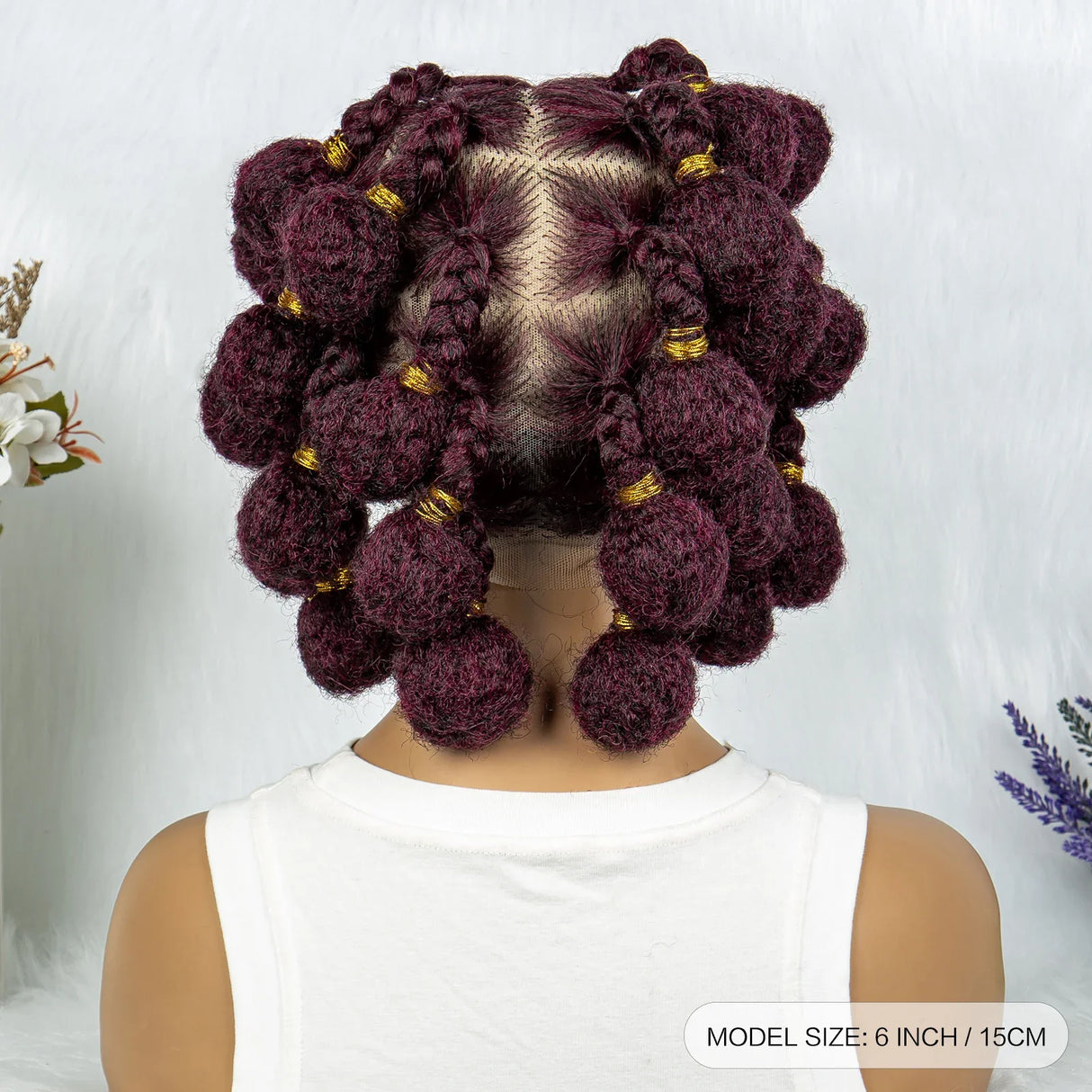Bantu Knotless Box Braids Wig | Full Lace African Braiding Hair
