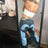 Jeans Women Gothic Y2K Retro Streetwear Black Cargo Punk Vintage Kpop Print Wide Leg Denim Panrts Female Autumn Trousers Pants - Lootquake