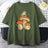 Cottagecore Aesthetic Mushroom Dark Academia Frog Funny T Shirt Men Casual Oversize Cotton Short Sleeve Street Hip Hop T-Shirts - Lootquake